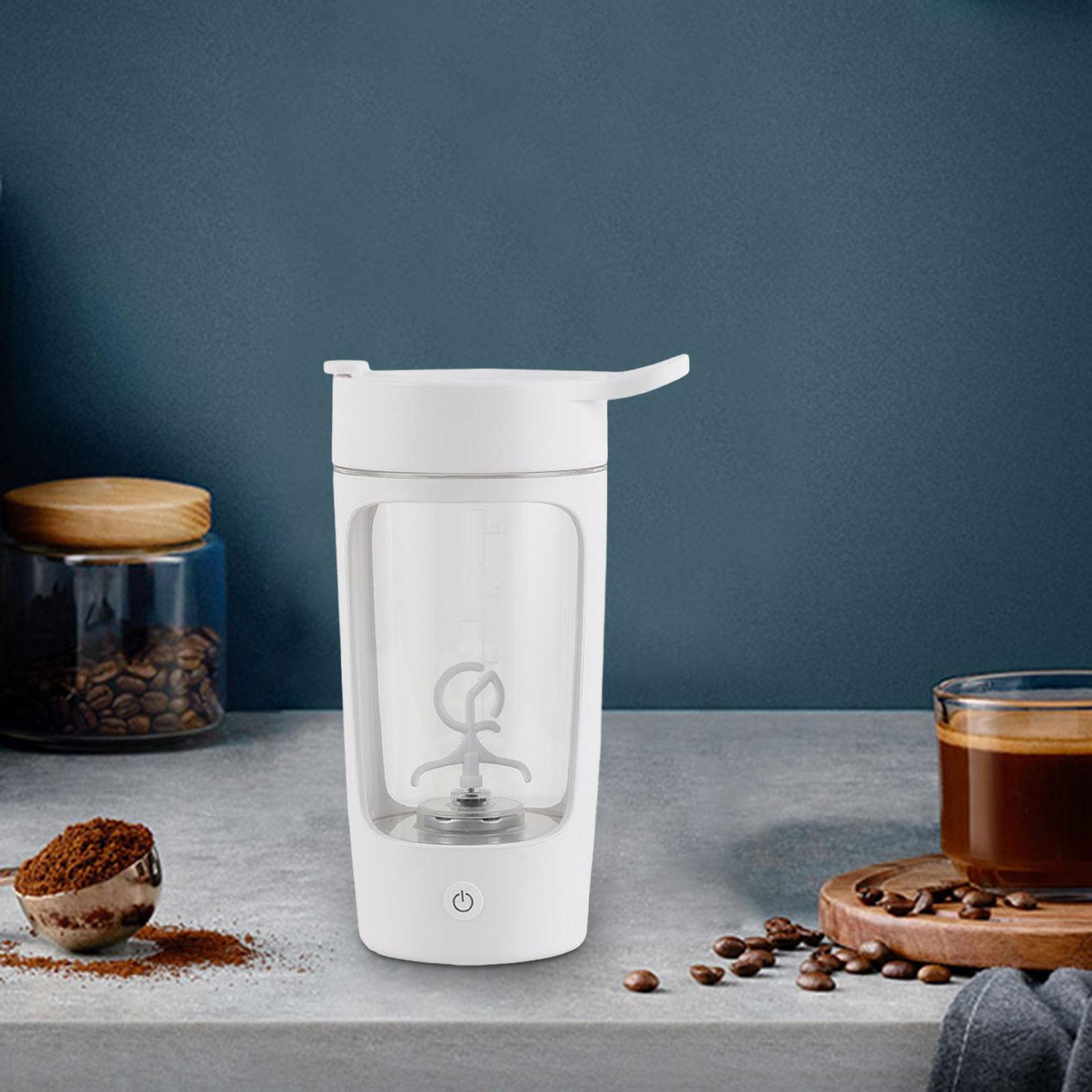 

Электрический шейкер для протеина, 22 унции, портативные бутылки для блендера для йоги белый