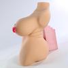 3D Silikon Sexpuppe TPE Sexy Dekolleté Vagina Liebe Anal Liebe Erwachsene Sexspielzeug für Männer Flüssigsilikon in der Brust gefüllt Fühlt sich weicher an