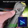 1000 Lumen RGB LED Taschenlampe mit buntem Seitenlicht Wiederaufladbares Arbeitslicht Magnetischer Clip an Tasche Licht Notfall Arbeit