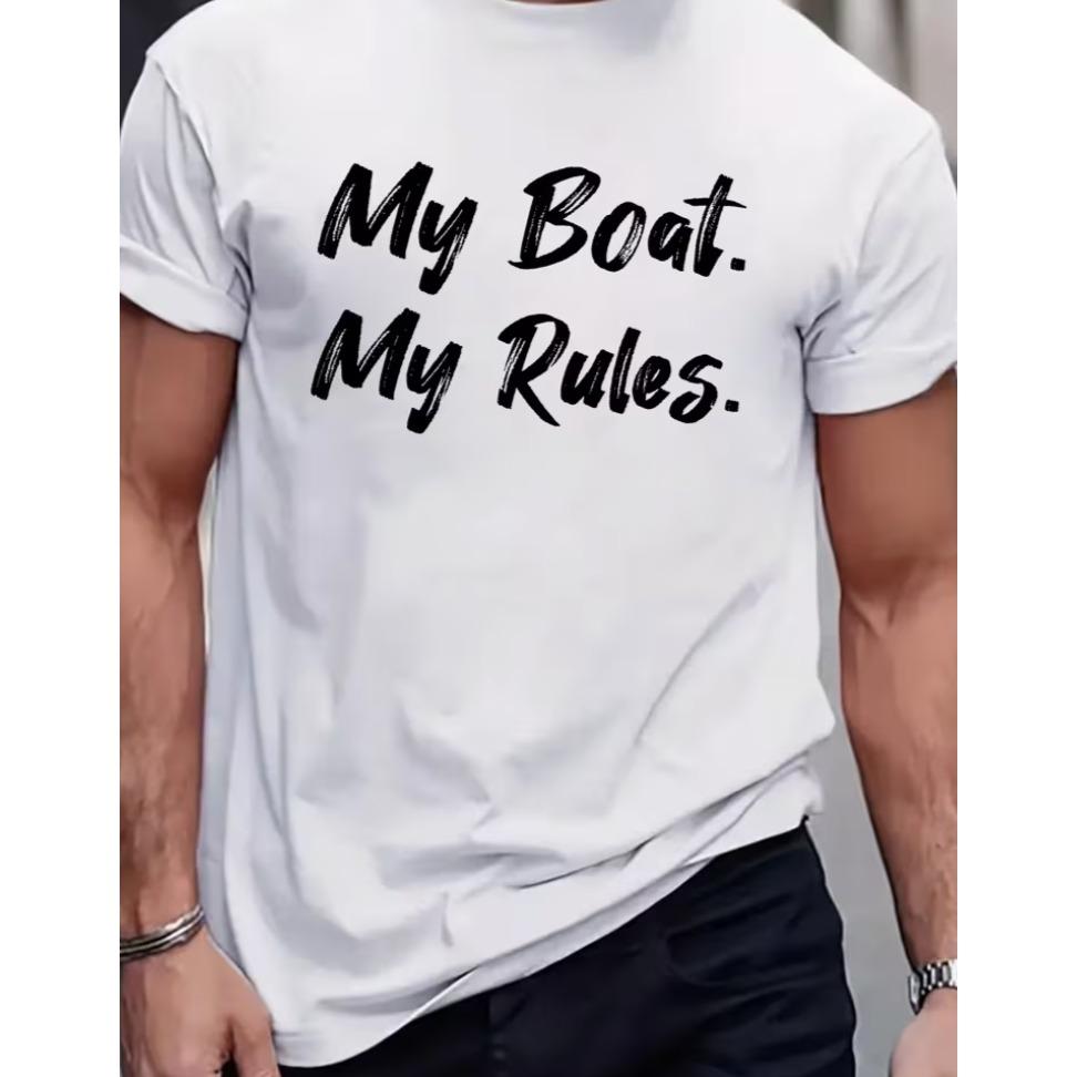Captain S Boat Captain S Rules Fitted Unisexs TShirt Sweatwicking and Freedom of MoveUnisext TShirts