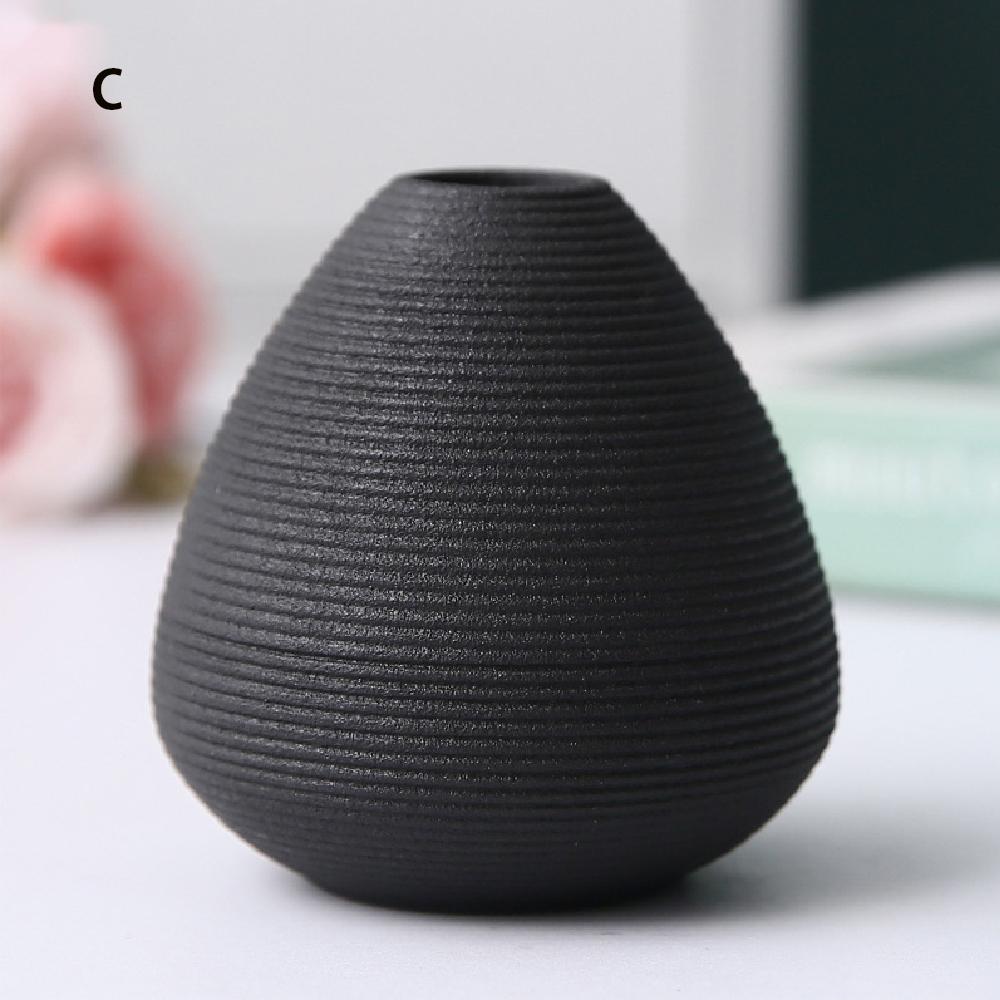 Małe ceramiczne wazony, prosty wystrój domu, dekoracja salonu, doniczki na suche kwiaty, rękodzieło, wazony hydroponiczne