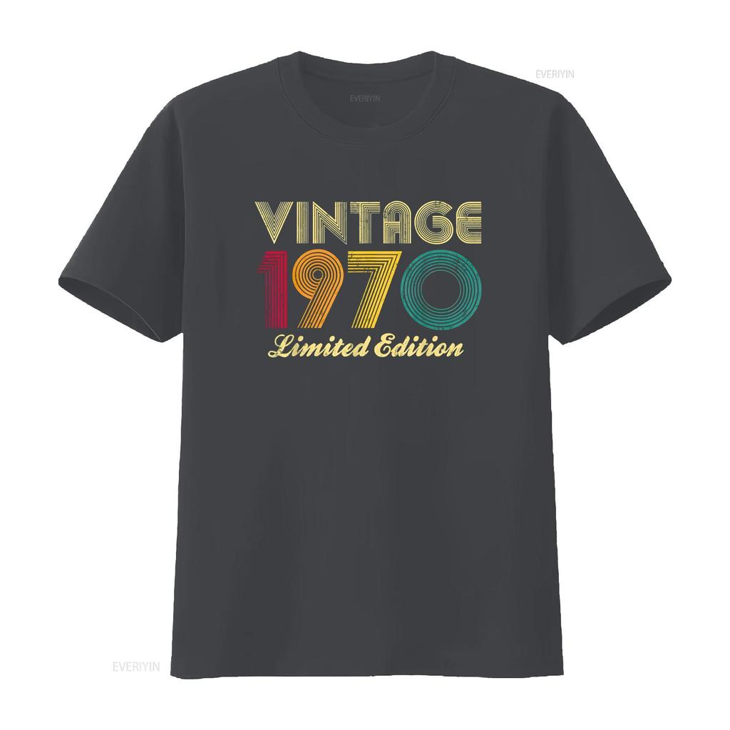 53rd Birthday Vintage 1970 53 Years Old Retro T Shirt vintage Washed fashion streetwear Stylish Soft graphic designer clothes