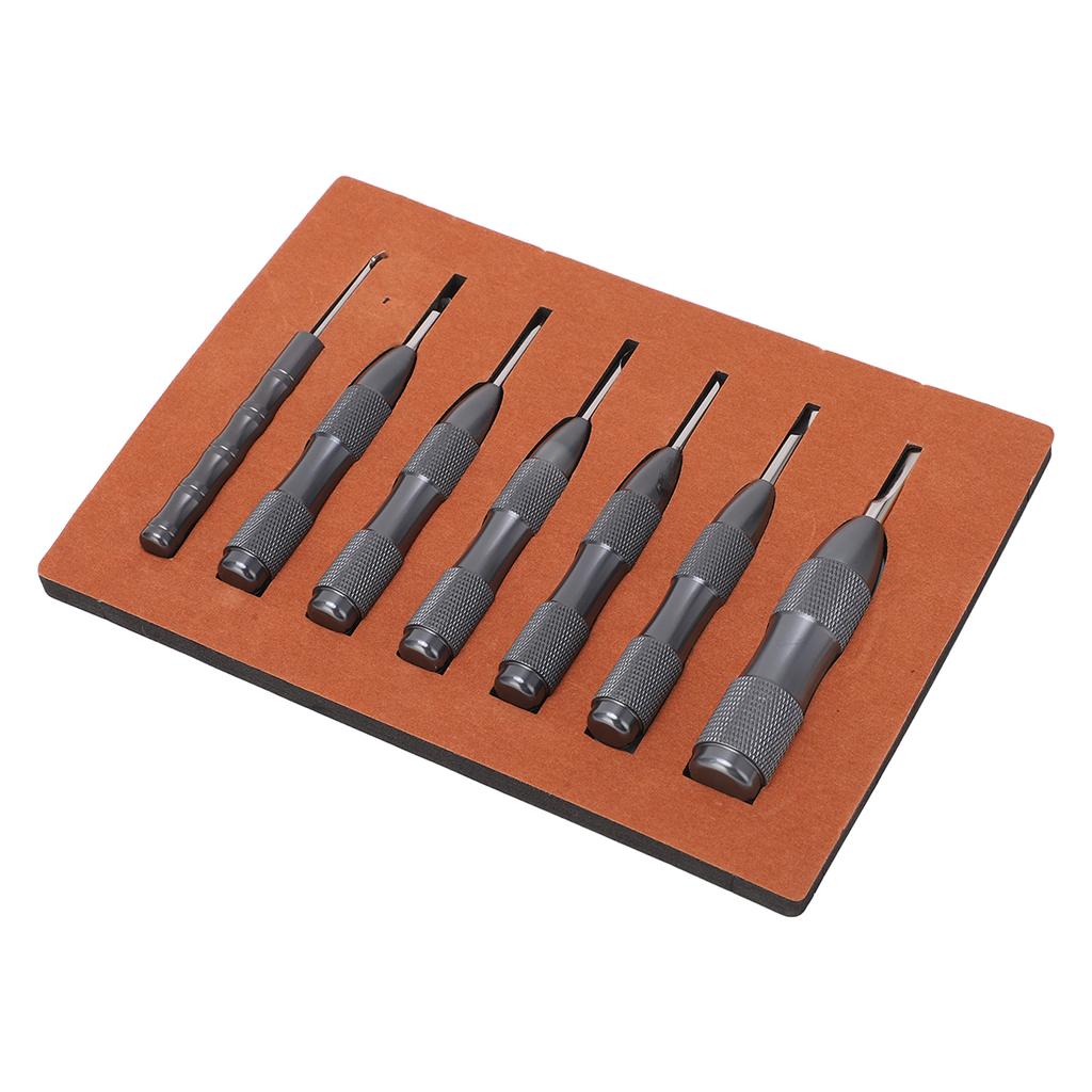 7 Pcs Watch Back Cover Opener Tool Multi Specification Aluminum Alloy Pry Back Case Remover Watch Repair Tool