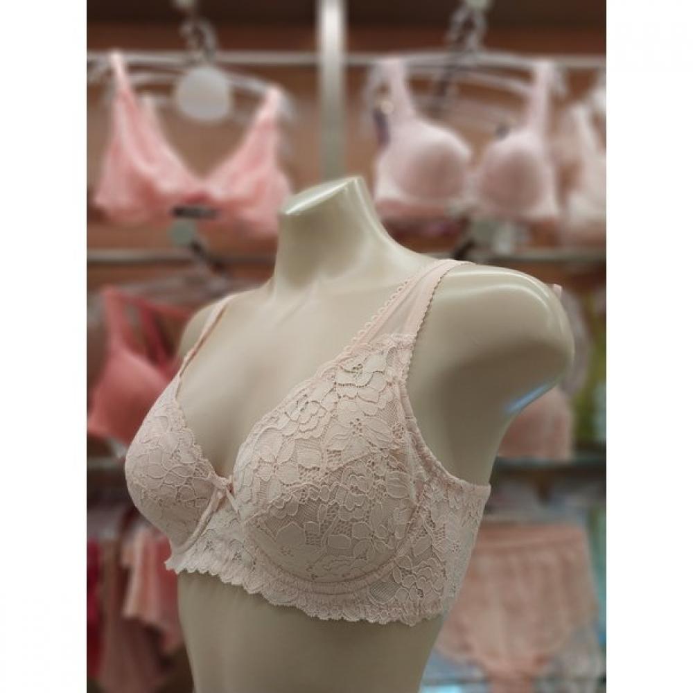 Barbara Peacheskin Lace Non Woven Full Cup Bra Abr4447