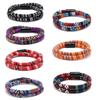 Bohemian Multi-Kleur Unisex Magnetische Wrap Armband