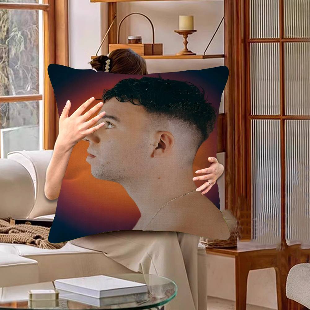 Hot Singer Q-Quevedo Buenas Noches Pillow Gift Home Office Decoration Bedroom Sofa Car Cushion Cover Case 45X45