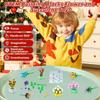 Advent Calendar 2025 24 Kinds of Building Block Flowers and Succulents for Kids, 24 Days of Christmas Countdown Building Blocks