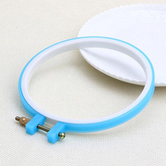 Kunststoff-Kreuzstichmaschine, verstellbarer Stickrahmen, Ring, Nähen, 13–27,5 cm