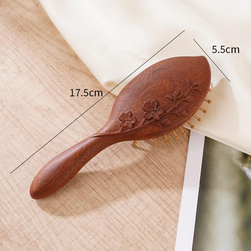 Péče o vlasy Zvířecí tvar Vzduchový polštářek Santalové dřevo Hřeben Přenosný Antistatický Masážní hřeben Ulevuje pokožce hlavy Vzduchový polštářek Hřeben Dárek