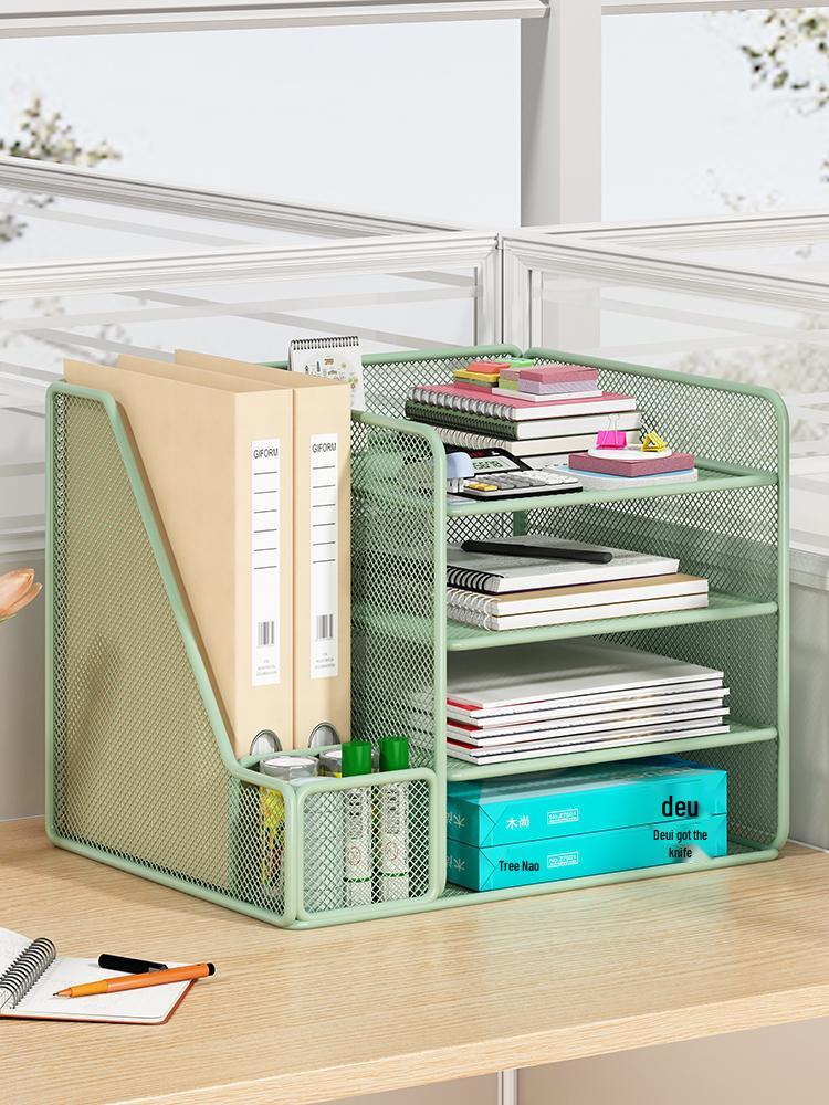 Multi-Layer Desktop File Organizer & Storage Rack