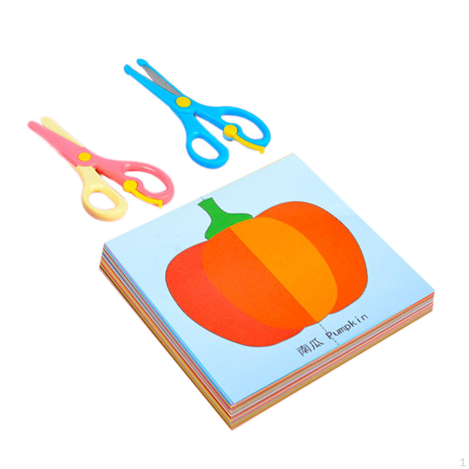 

Детская книга по вырезанию из бумаги своими руками для раннего обучения мелкой моторике детей ножницы для творчества Fruits vegetables