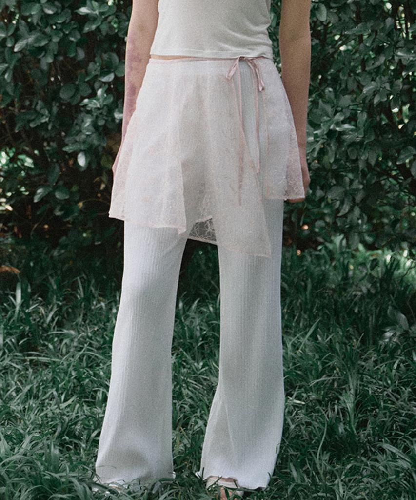 Ridge Wave Pleated Pants