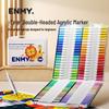 ENMY Upgraded Double-Ended Washable Children's Acrylic Marker Pen
