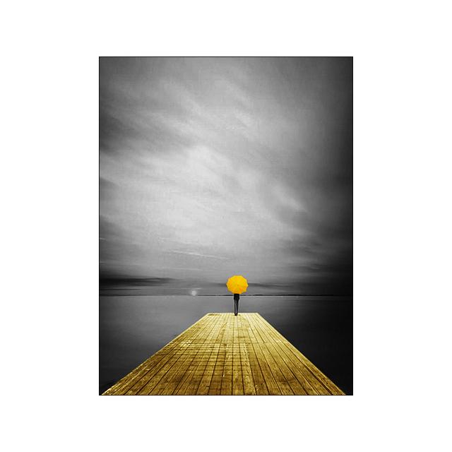 

Черно-белый пейзажный постер, скандинавский холст, картина для дома, желтый стиль, декор, картина, настенный художественный постер и принт для гостиной 21cm×30cm NoFrame