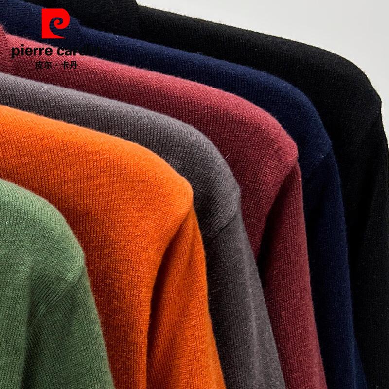 Pierre Cardin Men's Machine Washable Cashmere Blend Polo Knit Sweater