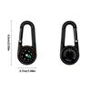 Double Sided Compasses Thermometers Outdoor Small Compasses Carabiner Outdoor Navigation Tool Backpack Buckle Enduring