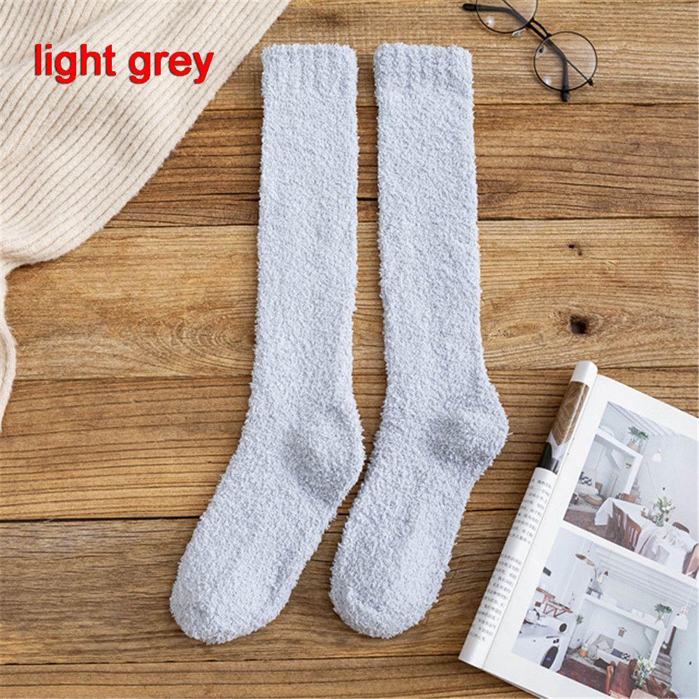 Fashion Men Women Thick Soft Winter Warm Coral Velvet Socks Fluffy Cosy Sleep Socks Bed Floor
