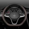 Universal Leather Steering Wheel Cover VW Golf Jetta Passat Tiguan Lavida Tharu All-Season Sport Style