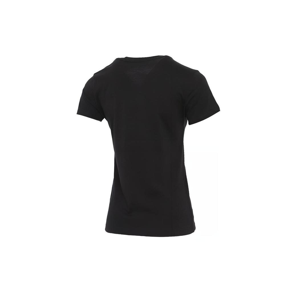 Puma Casual Sports Round Neck Loose Short Sleeve T-Shirt With Print Women Tops Black 845871-01