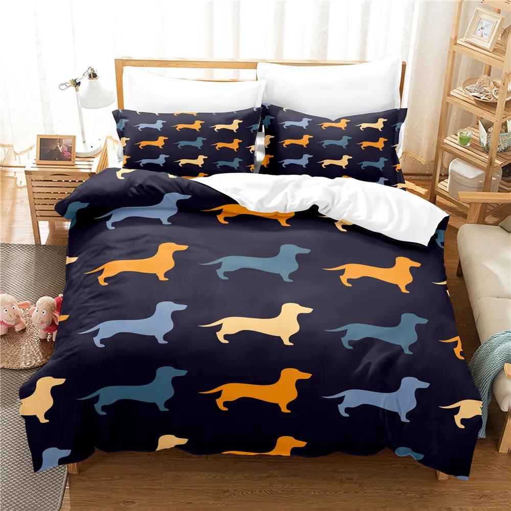Comforter Cute Sleep Pug Dog Bedding Set For Adults And Children S Full Queen King Bedroom Home Textile Comforter