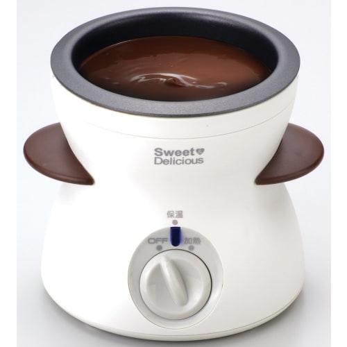 Pearl Metal Heartful 2 Electric Chocolate Fondue Maker, White, D-138