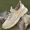 Men's Walking Sneakers Outdoor Anti Slip Wear-resistant Mesh Shoes Summer Lightweight Elastic Band Wading Shoes Size 38-46