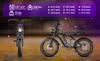 Bluvall Su8 Fat Tire Electric Bike 20*4.0 Wide Tire Long Range Off Road E-Bike
