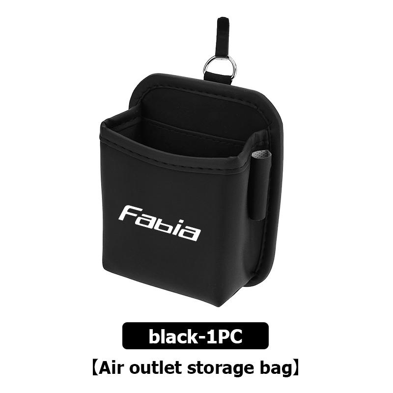 AAAJE1 For Skoda Car Car Air Outlet Storage Box Phone Glasses Organizer Auto Styling Accessories Fabia Kamiq Superb Scala Enyaq-iV MK3