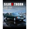 1/32 Rolls Royce Silver Seraph Alloy Model Car Toy Diecasts Casting Pull Back Sound and Light Car Toys for Children Vehicle