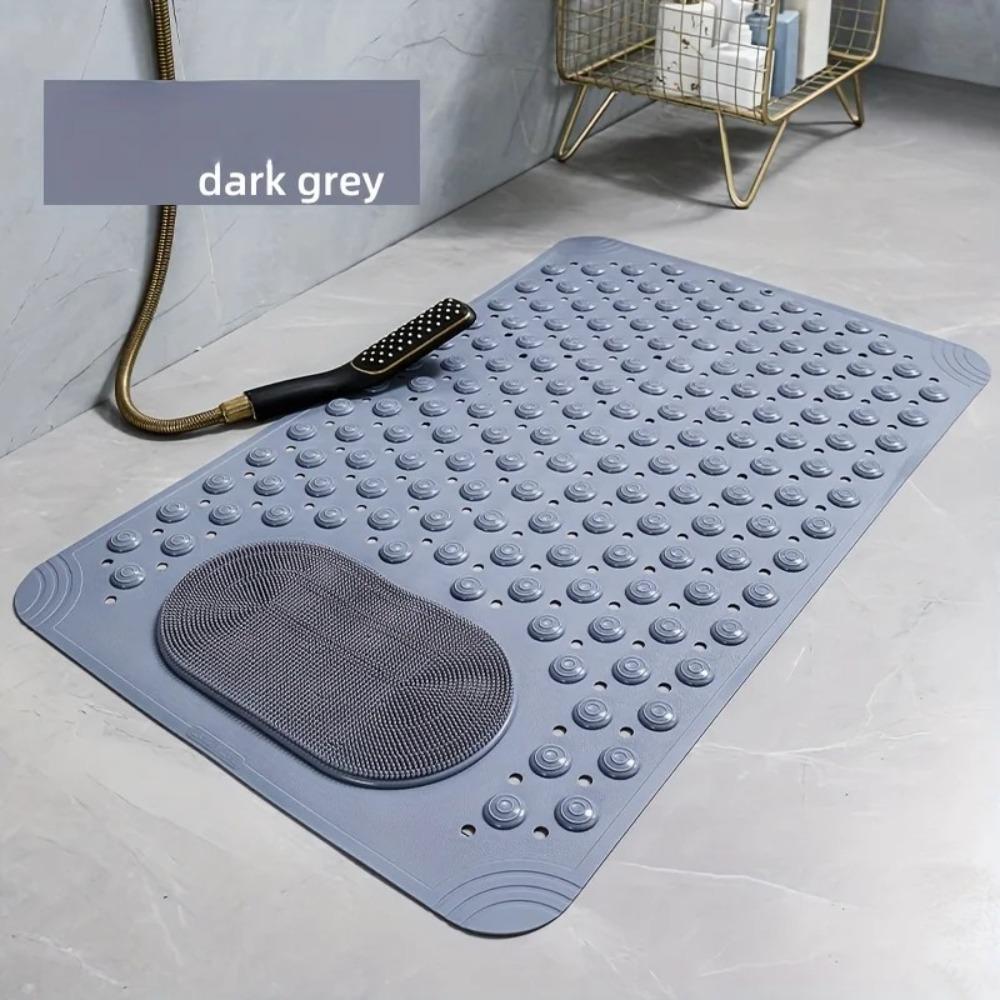 PVC Massage Nubs Mat Rectangular Shower Safety Rug New Bathroom Floor Mat  Shower