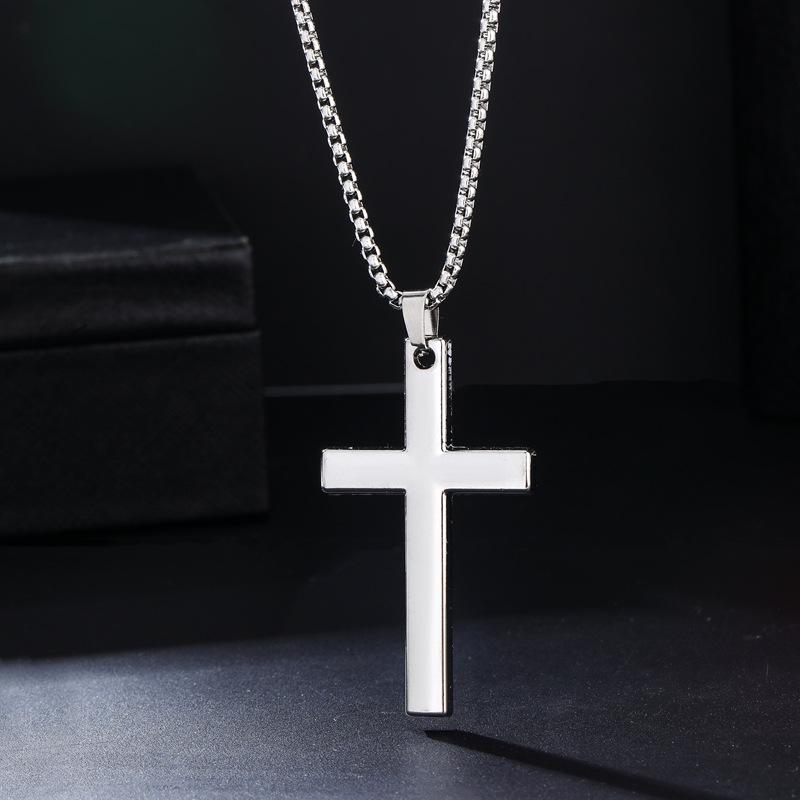 

Stainless Steel Smooth Pendant Necklace for Men
