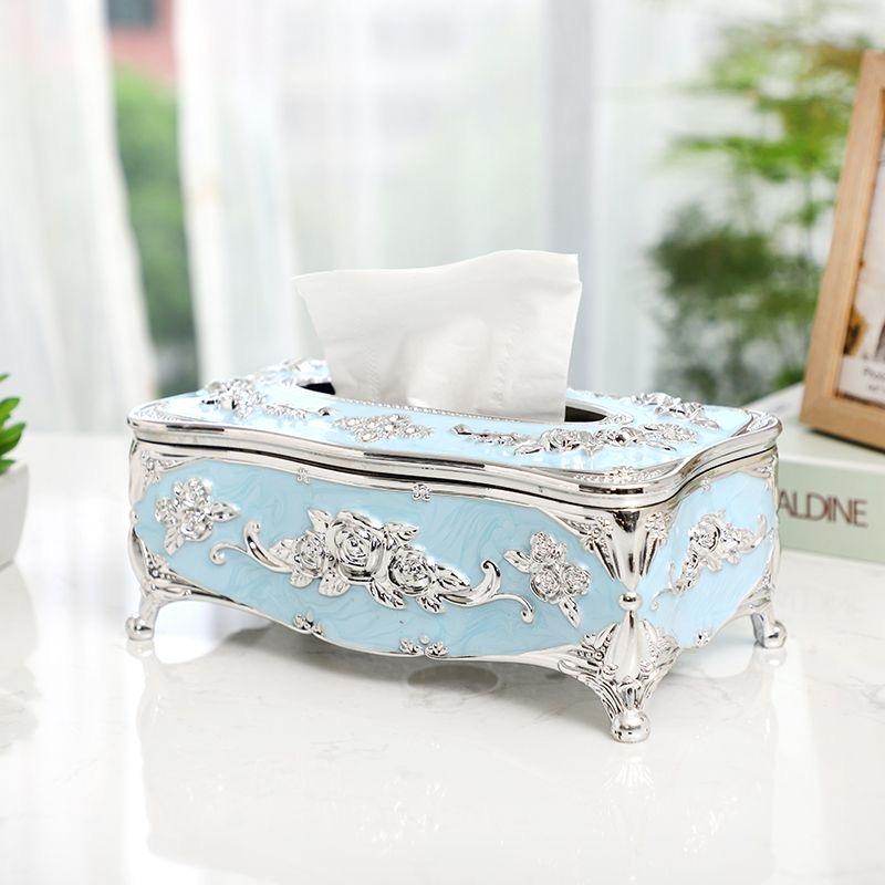 European Style Tissue Box – High-End Napkin Holder for Home or Hotel Use