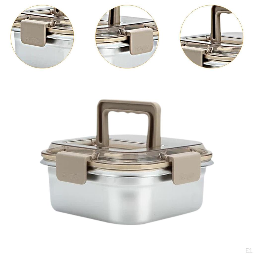 Food Lunch Container Storage Salad Snack Box with Lid Fruit Outdoor Picnic