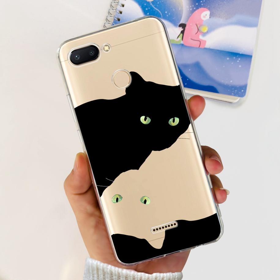 For Cover Xiaomi Redmi 6 Phone Case Fashion Marble Butterfly Soft Silicone Back Cover For Xiomi Redmi 6 6A Redmi6 Redmi6a Fundas