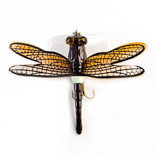 1PC Fishing Bait Lure Hook Weight Dragonfly Floating Fly Fishing Lure 6g 75mm Artificial Bait for Trolling Hard Lure Hook Lure