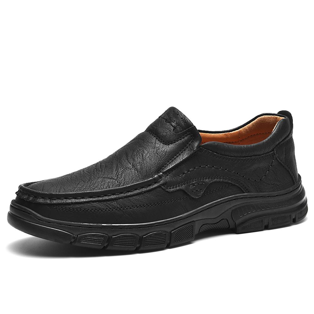 Live Leather Shoes Men's Genuine Leather Large Size Men's Outdoor Shoes Casual Leather Shoes Mountaineering Shoes