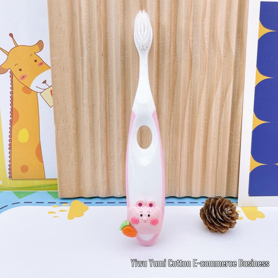 

Children s Soft Bristle Toothbrush, 3-12 Years, Cute Animal Design, Small Head for Advanced Gum and Tooth Protection