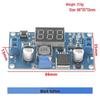 LM2596S Adjustable DC-DC Voltage Regulator Module, 3A Step-Down, 12/24V To 12/5/3.3V, Digital Display