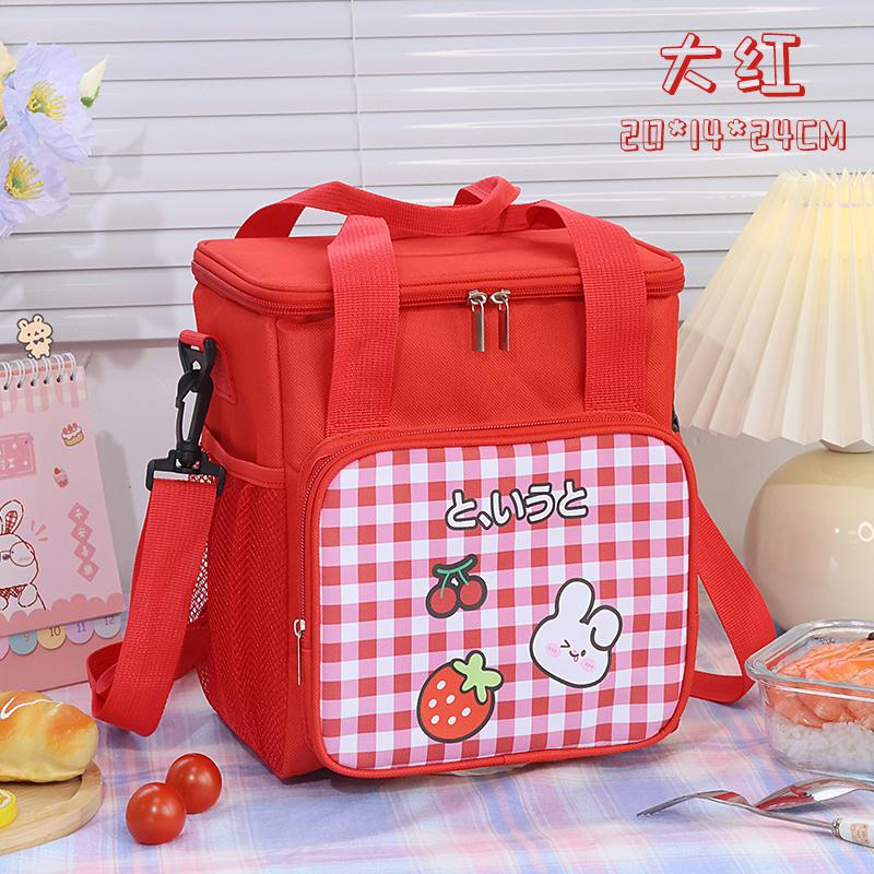Kids Insulated Thick Aluminum Foil Lunch Box Bag Portable Student Cartoon Style Cartoon Cute Style Food Lunch Package