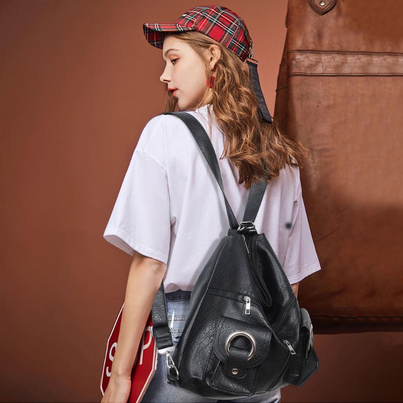 Plecak i torba tote w stylu koreańskim, wielofunkcyjne, o dużej pojemności