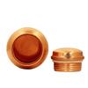 Pure Copper Drinkware Gift Set of Plain Matt Finish Design 1 Bottle & 2 Glass with Gift Box, Gift Item for Diwali, Bottle-1 Litre & Glass-300 Ml