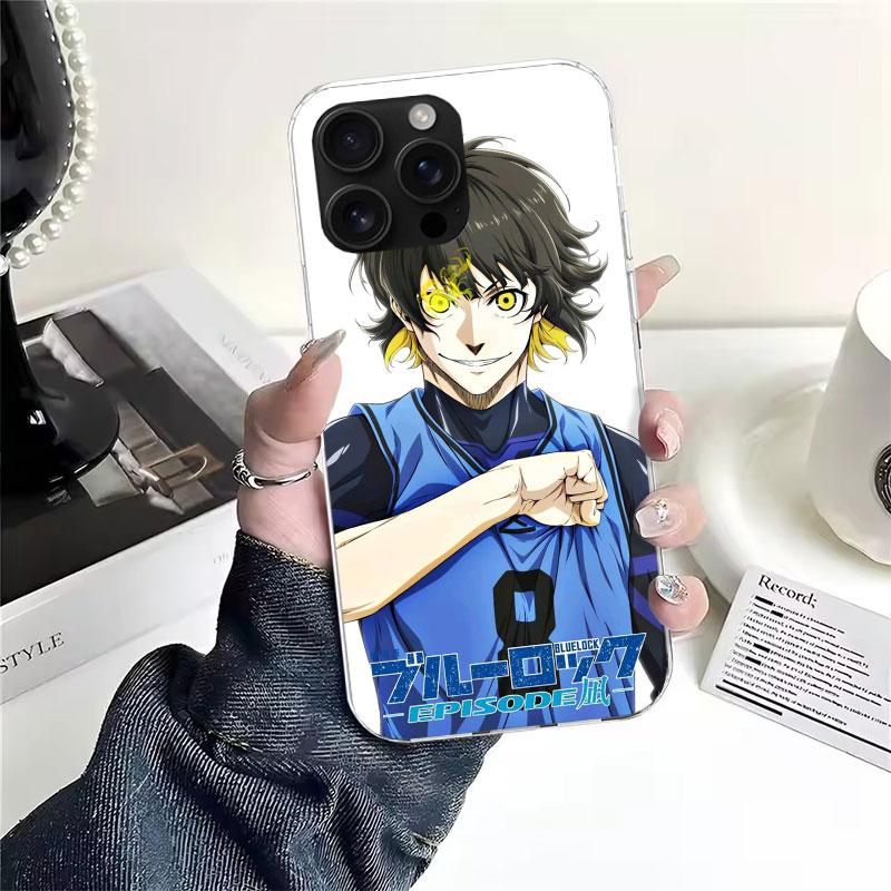 

Blue Lock Bachira Meguru Soft Phone Case For IPhone 11 17 Air 16E 16 Pro Max 15 + 14 Plus 13 Mini 12 Apple 7 SE 8 Fundas Coque 1 iPhone 15