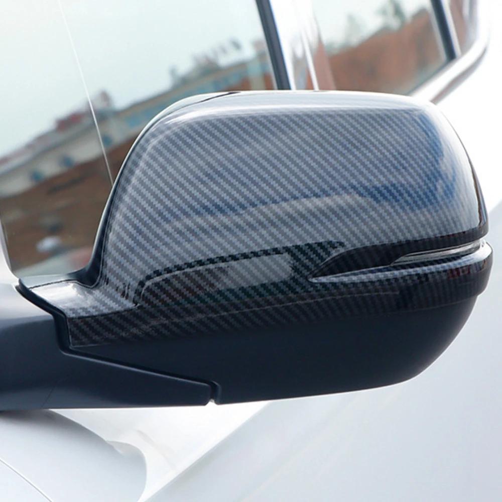 For Honda CRV CR-V 2017-2020 Car Rearview Side Mirror Cover Wing Cap Sticker Exterior Door Rear View Case Trim Carbon Fiber Auto
