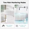 Tuya ZigBee Smart Water Leak Sensor with Alarm Overflow Detector via APP Control for Home Security Kitchen Bathroom Basement Flood Monitor