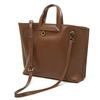 Foreign Trade Top Layer Vegetable Tanned Cross-Border Guangzhou Genuine Leather Women's Bag Large Capacity Commuter Handbag Tote Bag