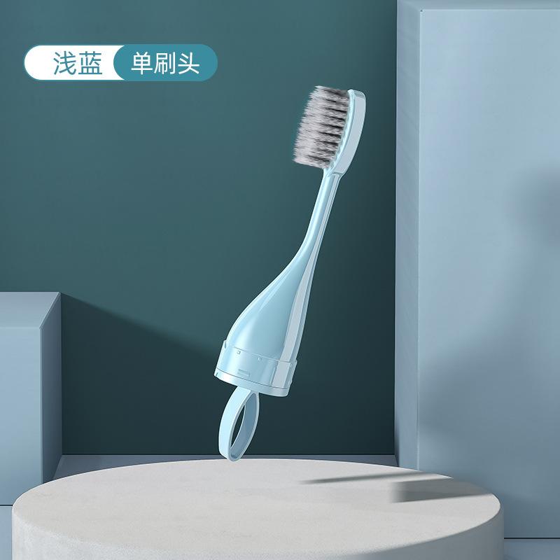 3 In 1 Portable Toothbrush Can Hold Toothpaste Integrated Hygienic Folding Travel Toothbrush Oral Cleaning Tools Easy Carrying