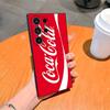 C-Coca-Fashion Cola Phone Case For Samsung S26 S25 Ultra S24 S23 Fe S22 S20 S21 Plus A54 A34 A53 A16 Back Cover