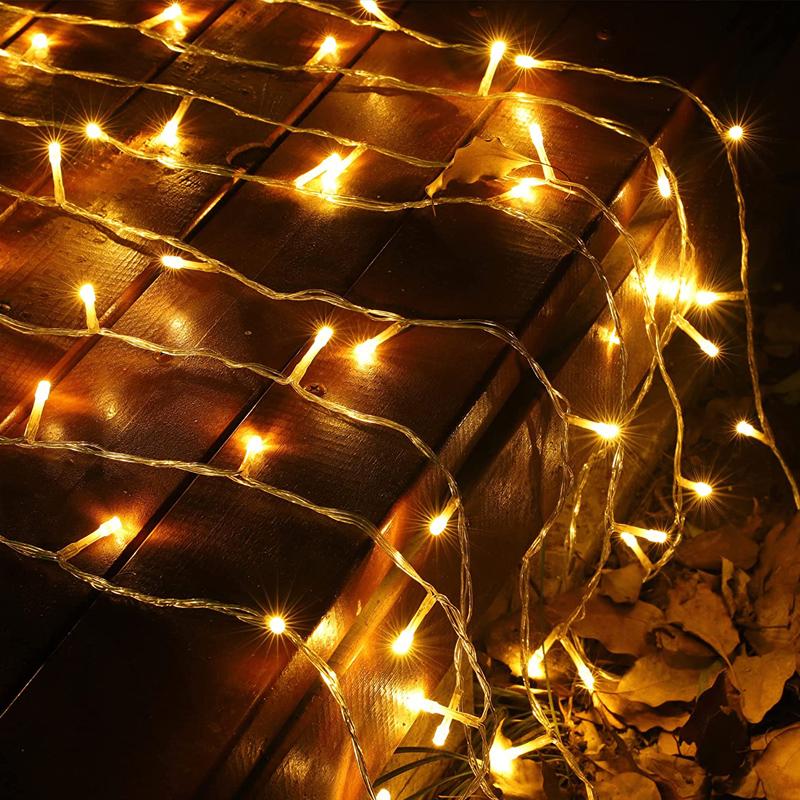 Corzi de iluminat cu LED-uri Ghirlandă de copac de grădină Dormitor de decorare pentru nunta de Crăciun Lumini de vacanță rezistente la apă