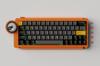 DRY STUDIO Ice Ring 63 RT HE Magnetic Wired Gaming TTC Hall Effect Magnetic Lightweight RGB Gaming Accessory Starburst Orange Keyboard, 0.01mm