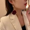 Rose Earrings, Earrings, Ethnic Style Pearl Flower Earrings, Fashion Temperament Earrings.